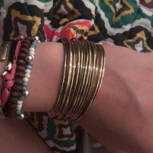Gold Bangles Set